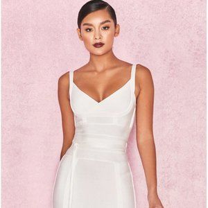 White Extra Doll Cocktail Dress